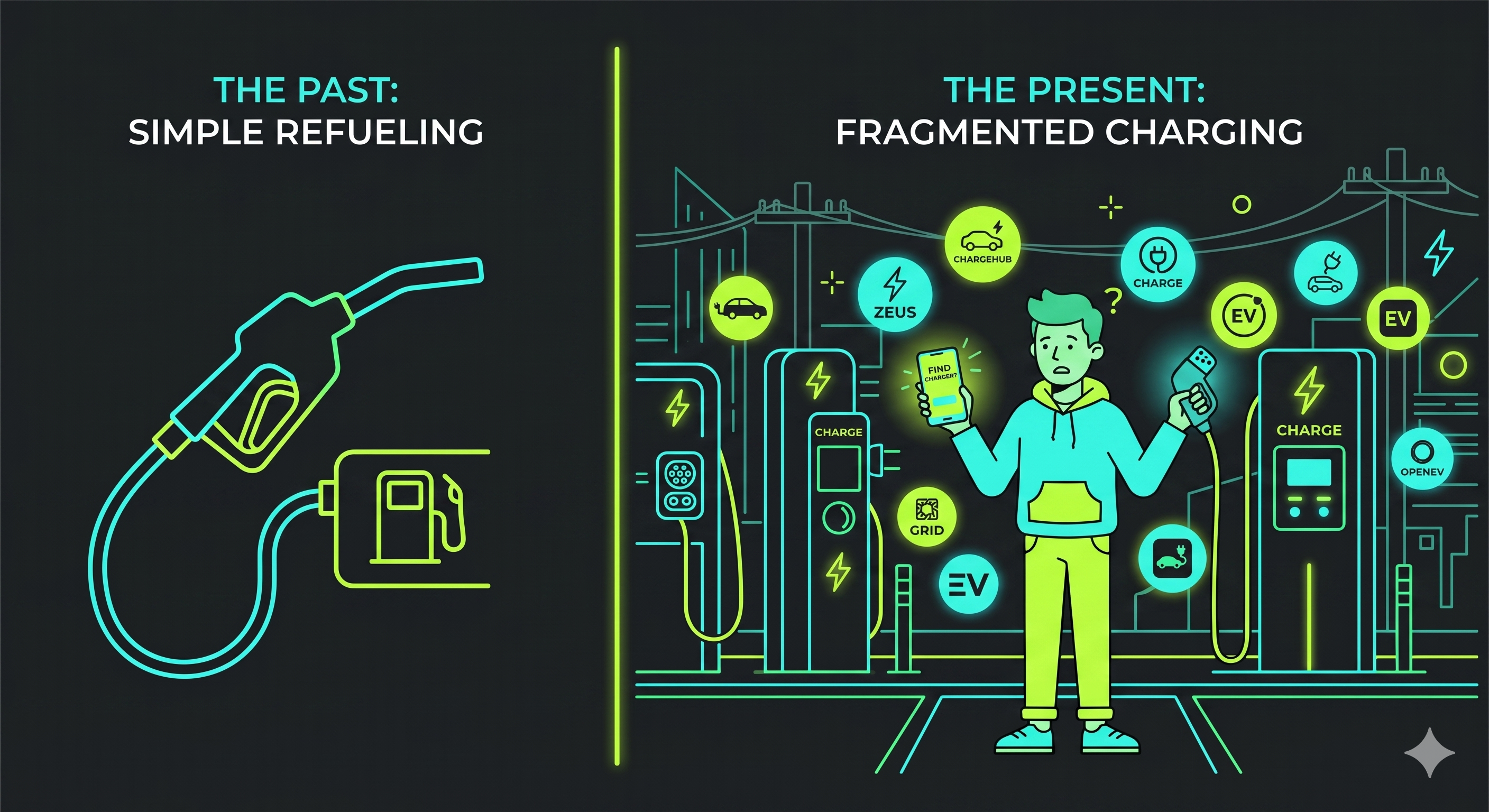 EV Charging Comparison - Past vs Present